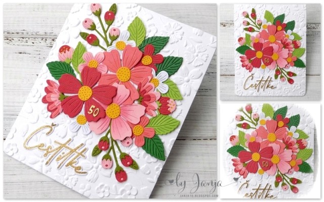 Voščilnice s cvetjem - foto