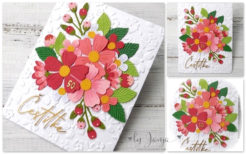 Voščilnice s cvetjem - foto povečava