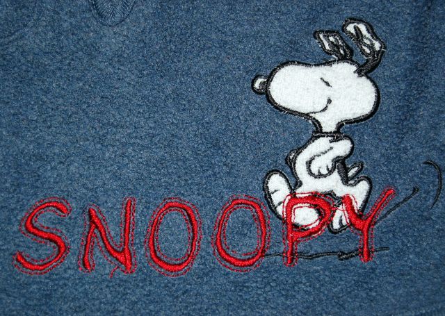 H&M flis pulover Snoopy, št. 68