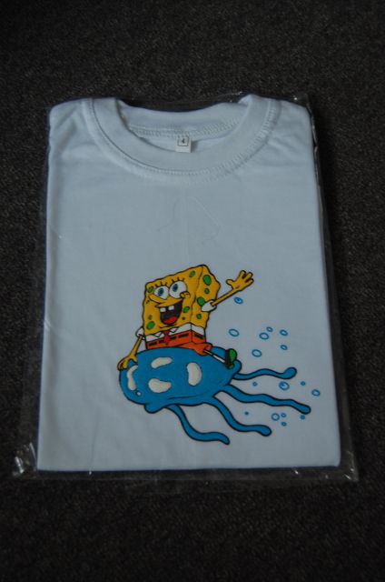 Nova majica z aplikacijo Sponge Boba