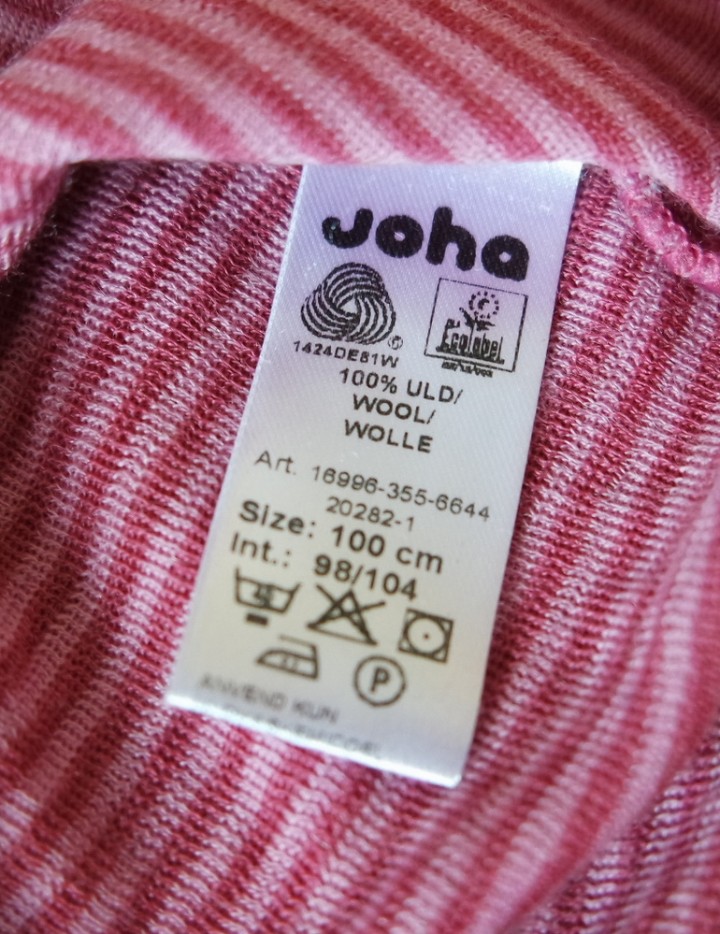 volnena majica znamke Joha, št. 100 (98-104)  Cena: 4,50 €