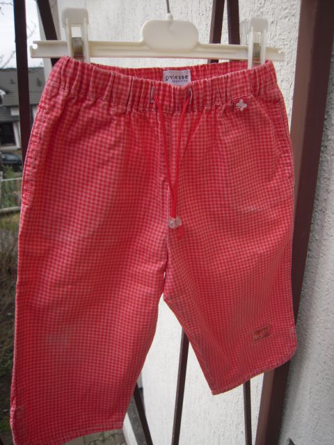Lepe pomladne hlače na elastiko koralne barve, 4€
