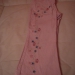 žametne roza hlače z vezenino, Oviesse, št. 98, 8€