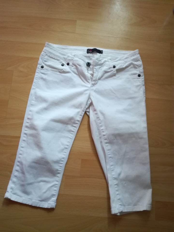 3-4 hlače 17&co. v 38 cena 7 eur oblečene par krat bela barva