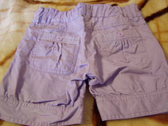 Dekliške kratke hlače lila št.6 - foto