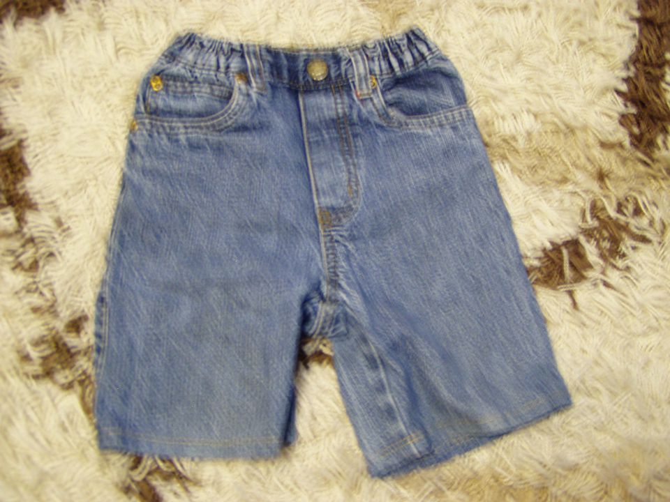Dekliške kratke jeans hlače št.110 kikstar - foto povečava