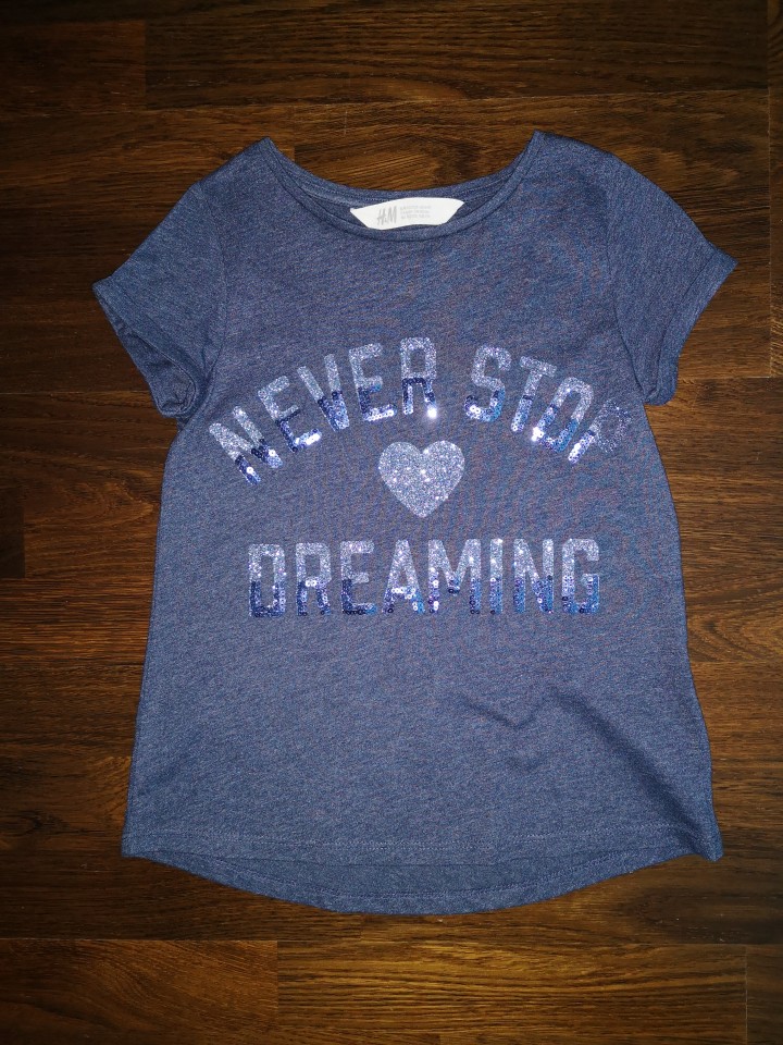 hm majčka št. 122-128 3,50 €