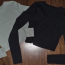 hm crop črna  majčka št. 158-164  4 €