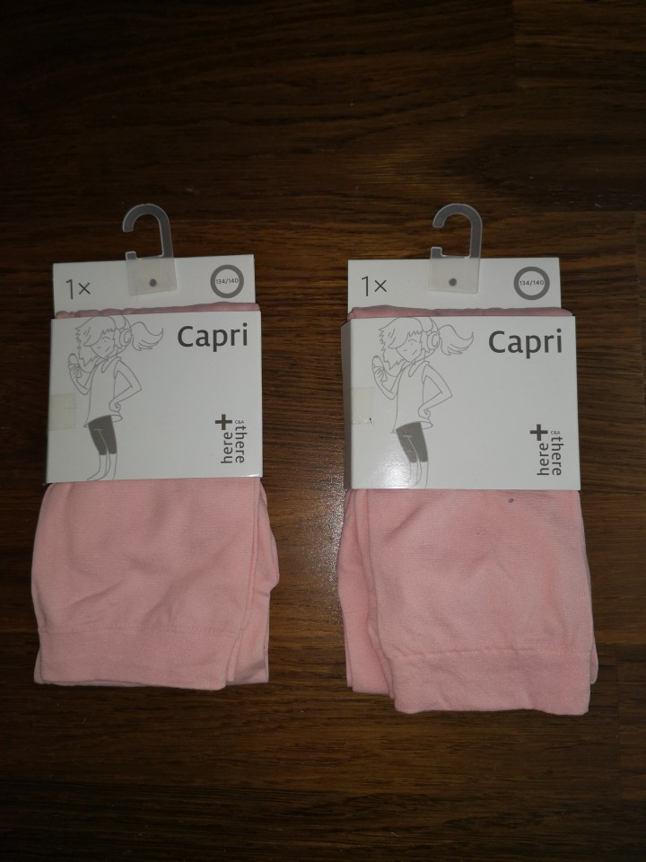 c&a kapri najlonke št. 134-140 1,50 € kos