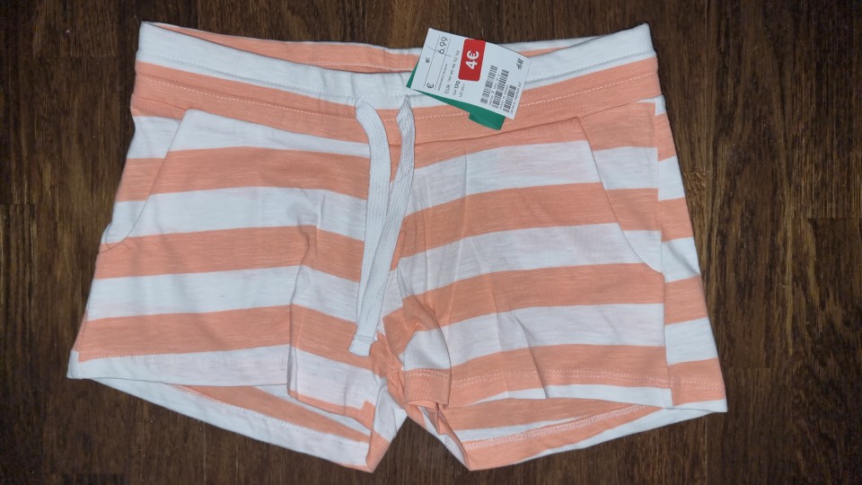 hm kratke hlačke  št. 170  3,50 €