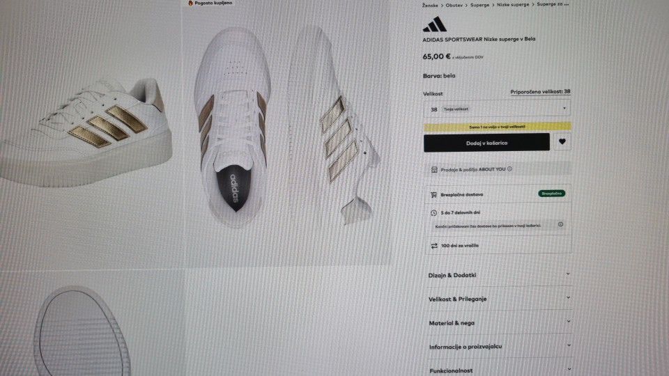 Superge  št- 37 - 38...-20 % na cene - foto povečava