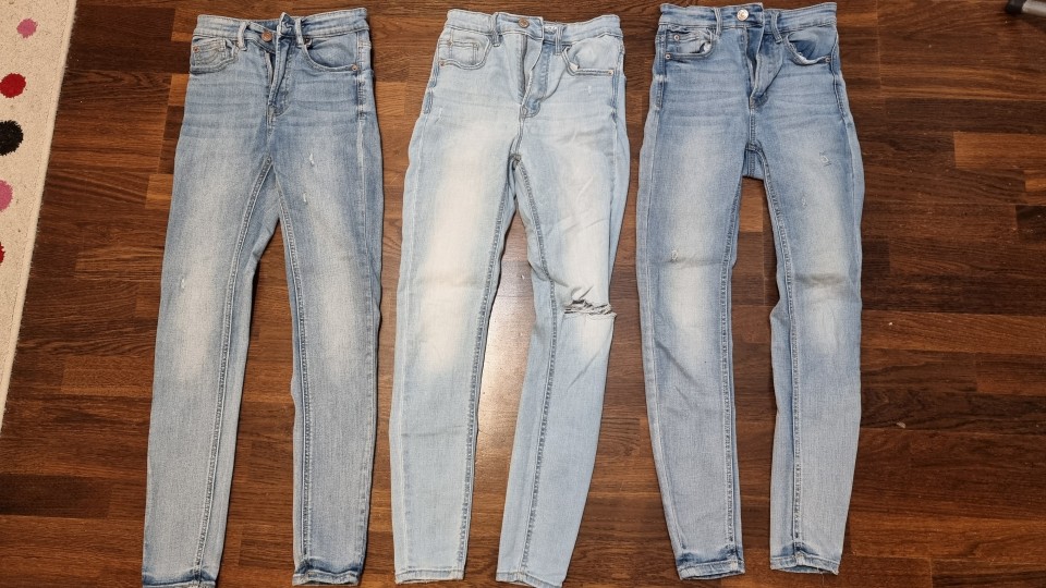 stradivarius skinny jeans št. 32  4 €-kos