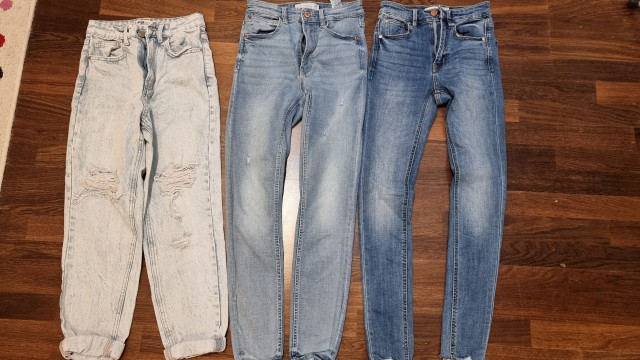 Fb sister, stradivarius jeans št. 32-34  4 €-kos