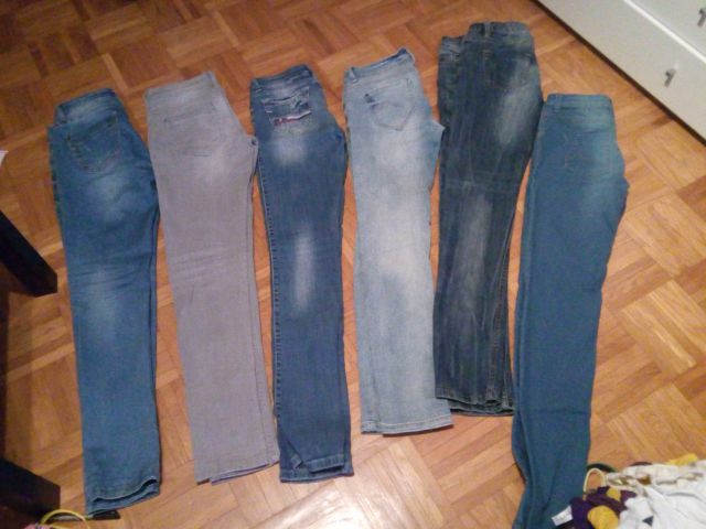 Jeans hlače, 5€/kos