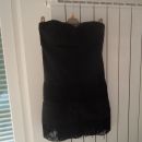črna obleka brez naramnic, 4€