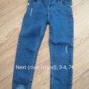 Next jeans kavbojke 3-4 7€