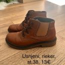 Usnjeni gležnarji 38, 13€