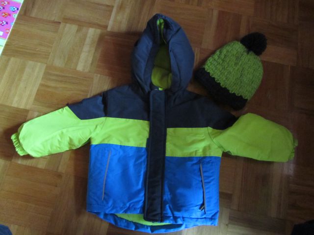 Otroška bunda in topla kapa Lupilu (Lidl)  - foto
