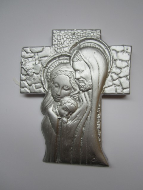 Sv. Frančišek, sv. Družina, križ... - foto