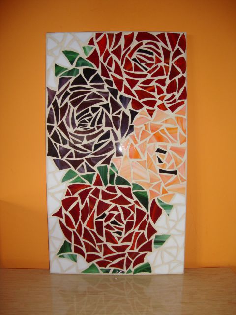 Mozaik - 4 ROŽE