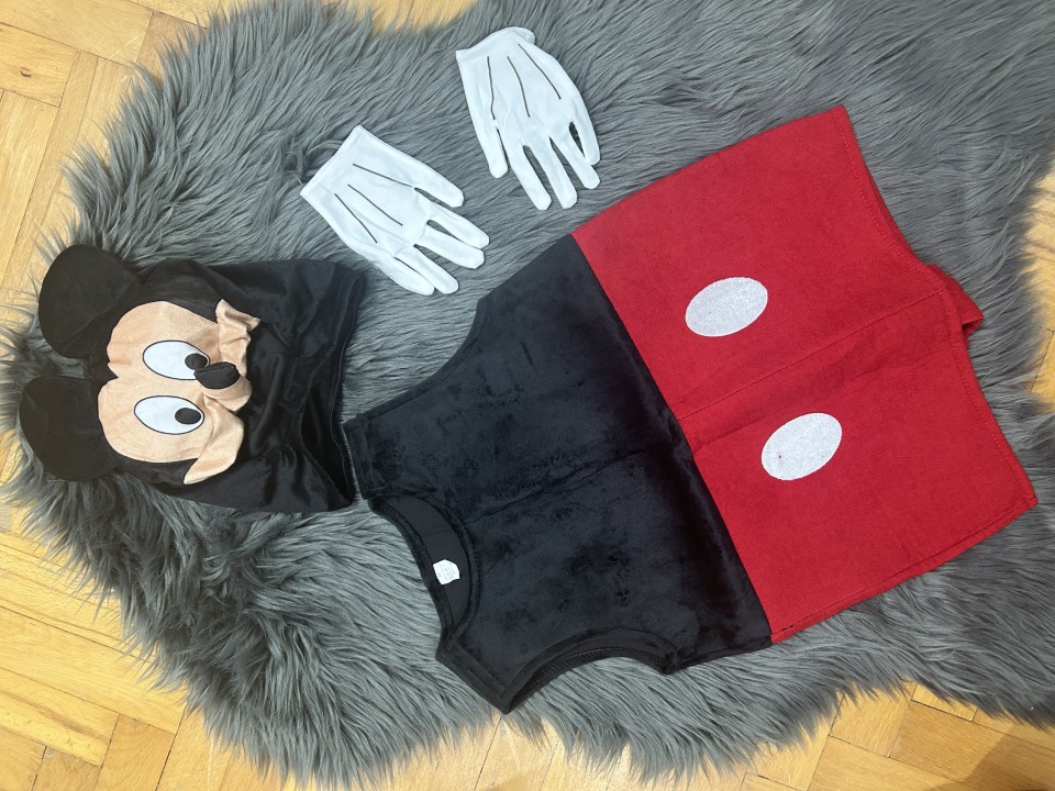 Kostum Mickey Mouse novo (vel: 104) - foto povečava
