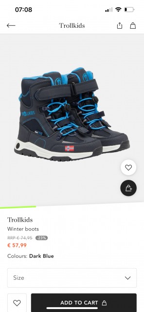 Trollkids zimski čevlji (vel: 28) - foto