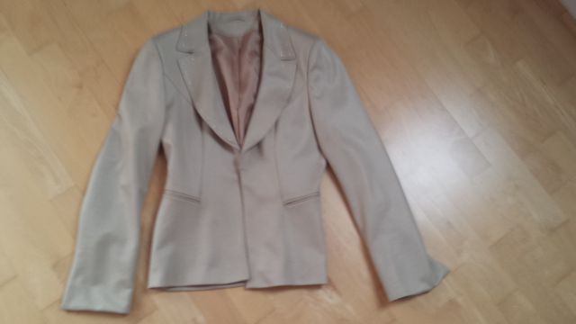 Poslovni elegantni blazer, zlati detajli, M, 10,00 EUR