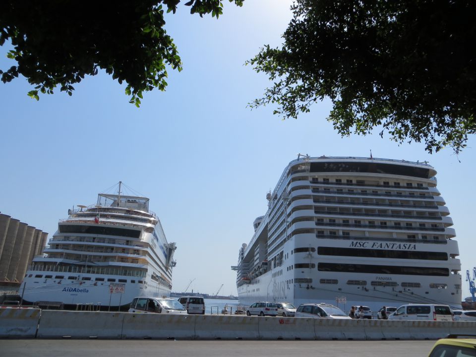 Sicilija - Palermo, AIDABella in MSC Fantasia