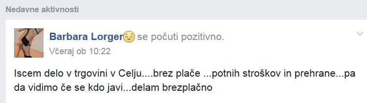 dela brezplačno