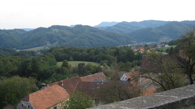 Pogled s ptujske gore na Donačko