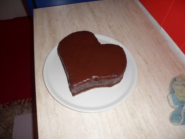 Priprava torte Nutella - foto
