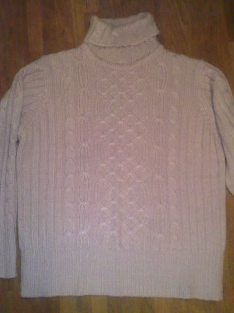 štrikan pulover, št. XXL