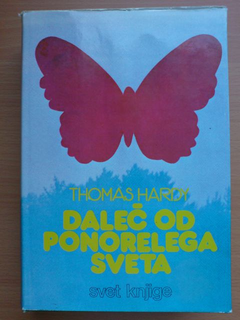Knjiga DALEČ OD PONORELEGA SVETA, Thomas Hardy, dobro ohranjena, 6 eur