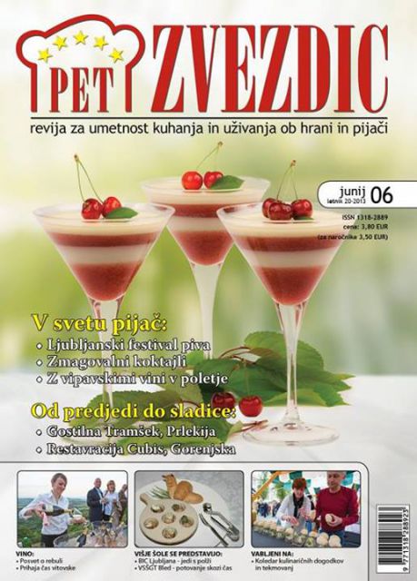 Kuharska revija Pet zvezdic, junij 2013