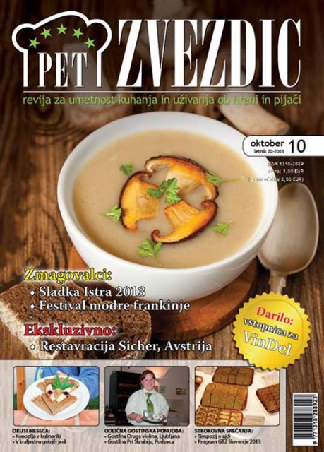 Kuharska revija Pet zvezdic, oktober 2013