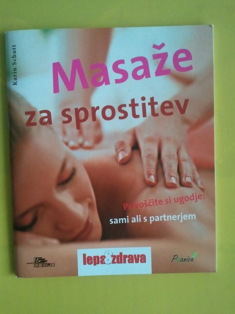 Knjiga Masaže za sprostitev, 2 eur