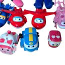 Komplet Super krila, Super Wings, Robo Vlaki, Robocar Poli, 25e