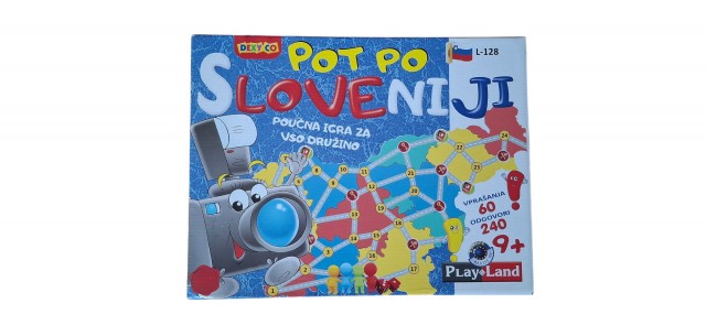 2 družabni igri v kompletu Slovenija spomin in Pot po Sloveniji 10e