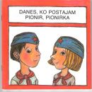 Danes, ko postajam pionir, pionirka, Jana Milčinski, 1986, lepo ohranjena, 8 eur