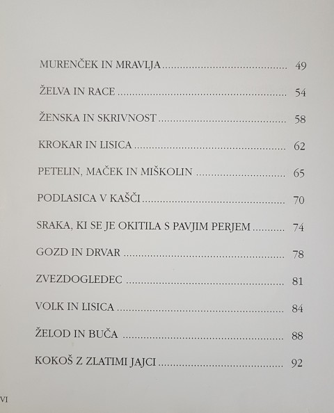 BASNI, J. De La Fontaine, Založba Grahovac,  10 e