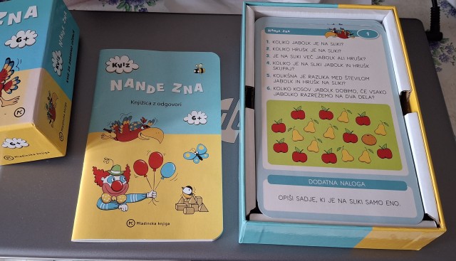 Kviz Nande zna (100 kartic in knjižica), 15e
