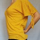 H&M lanena rumena majica, XS, 3