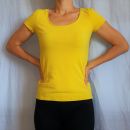 * H&M rumena kratka majica XS-S, 2