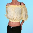 Prijetna rumena crop majica XS, S 2,50€