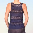 H&M čipkasta majica, XS, 2