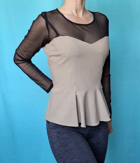 Čudovita peplum majica, XS - 34, 4 e