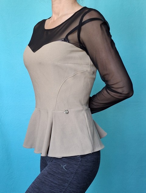 Čudovita peplum majica, XS - 34, 4 e