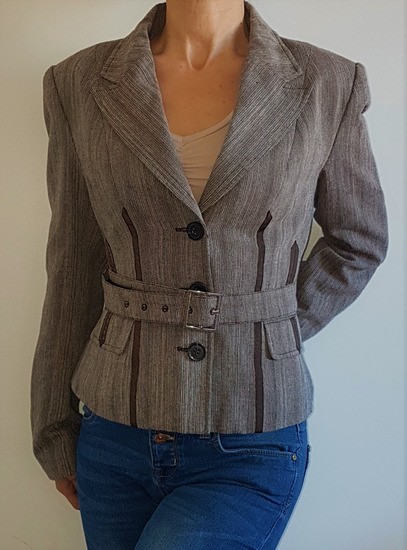 ZERO eleganten suknjič s pasom, 36, 12e