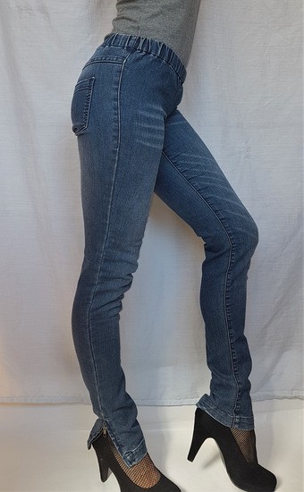 Tally Weijl skinny hlačne legice z zadrgama 32-34, 4e