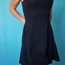 Skater dress črna oblekica 32-34, 4e